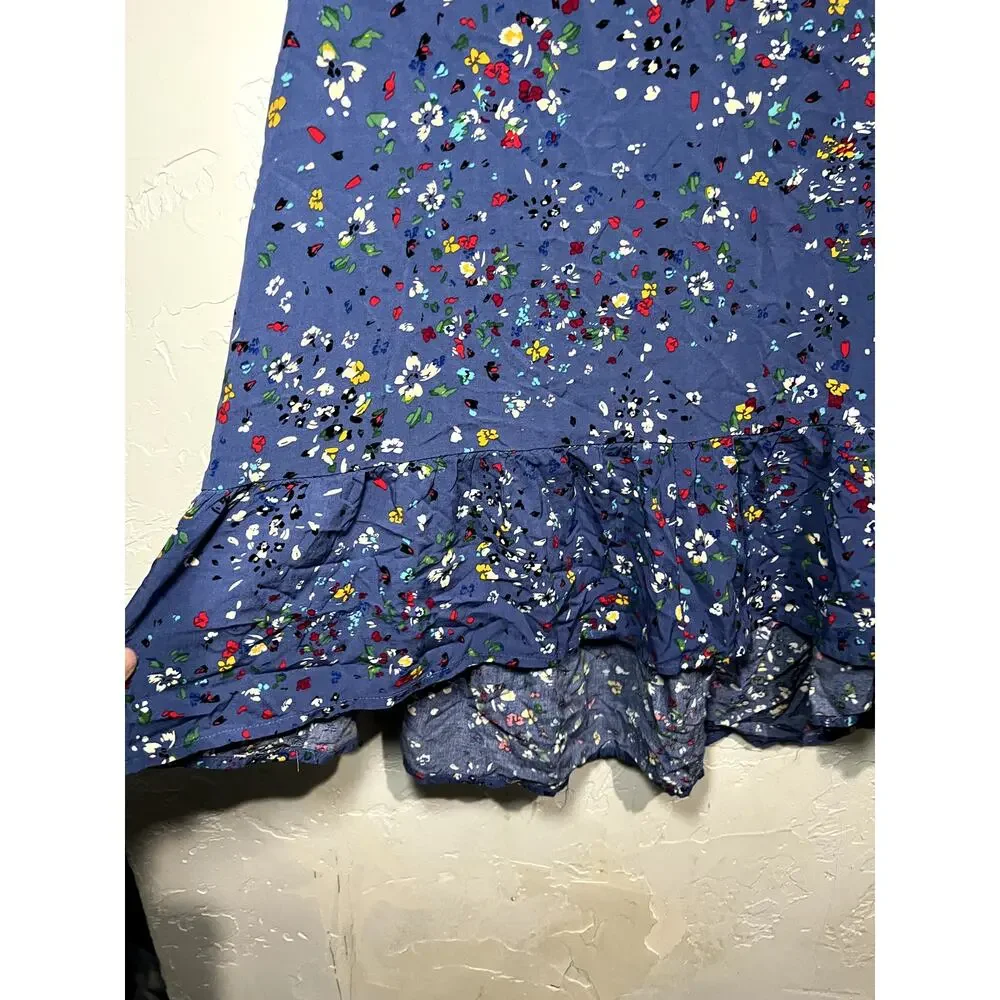 BeachLunchLounge floral hi low mini dress womens XS boho chic‎ bohemian_2